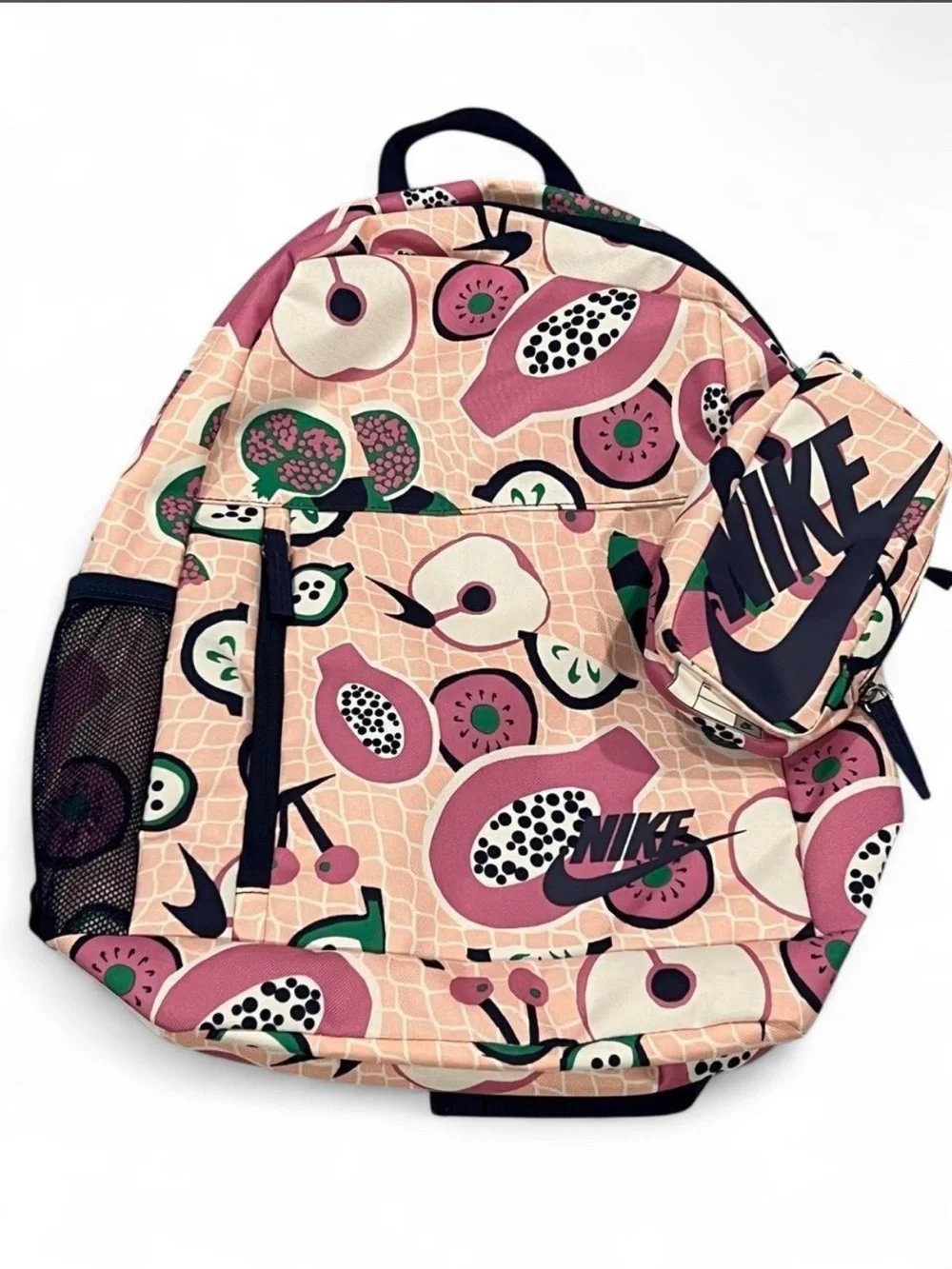 Nike Kids Fruit Print Backpack + Pencil Case